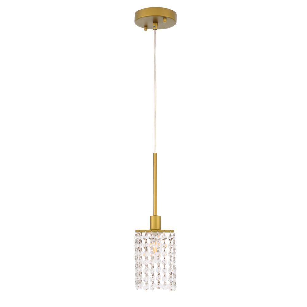 Taylor 1 light Brass Pendant. Picture 2