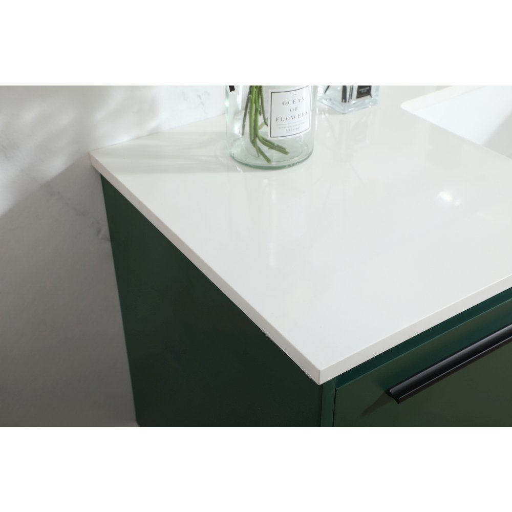48 Inch Single Bathroom Vanity In Green. Picture 6