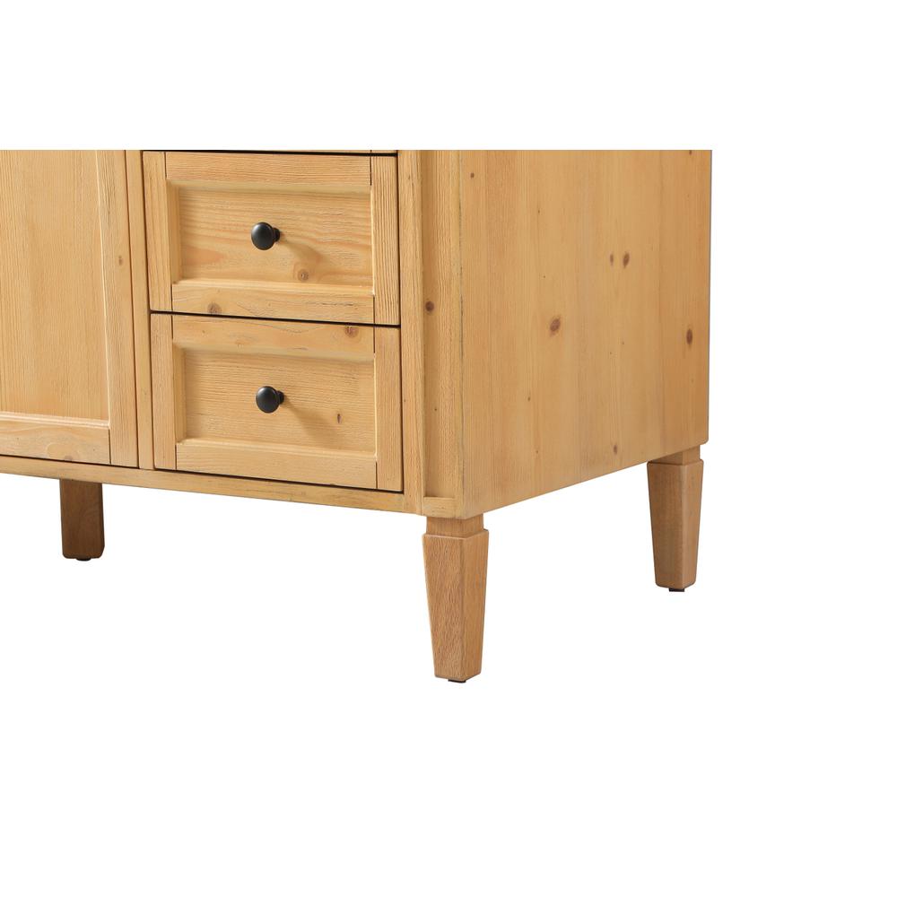 60 inch Single bathroom vanity in natural wood. Picture 13