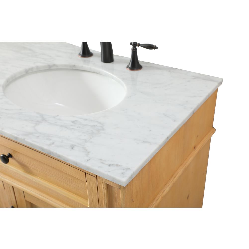 72 inch double bathroom vanity in natural wood. Picture 11