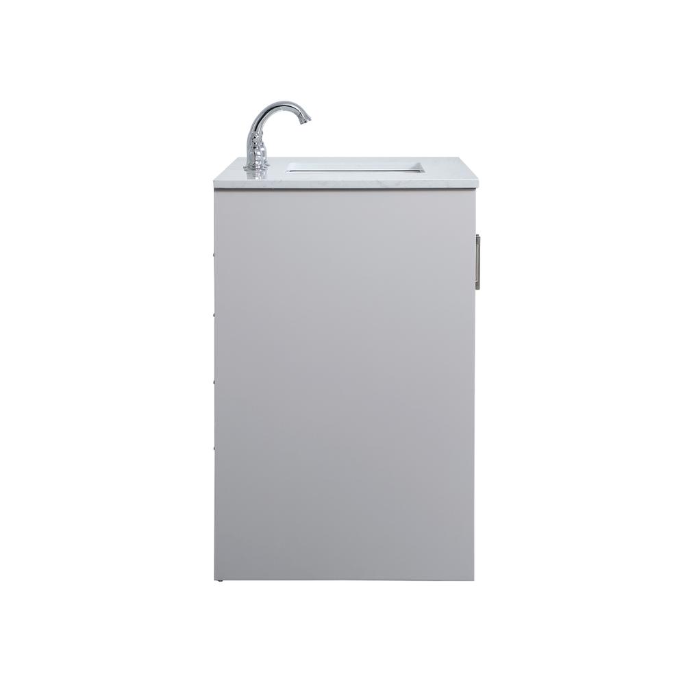 36 inch Single Bathroom Vanity in Grey. Picture 13