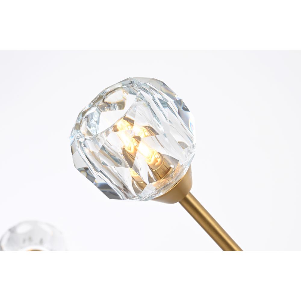 Zayne 10 Light Pendant in Gold. Picture 3