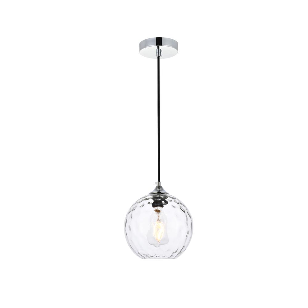 Cashel 8 inch chrome pendant. Picture 1
