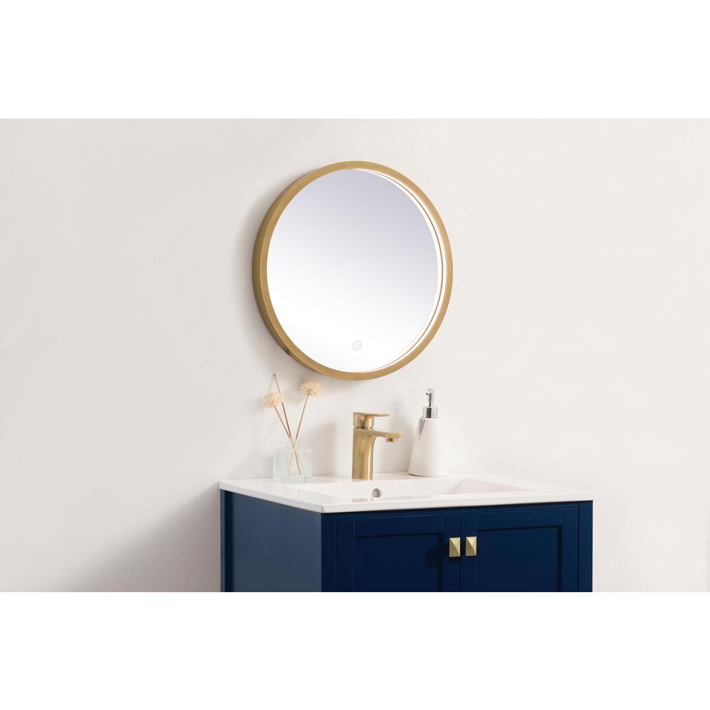 Pier 18 inch LED mirror with adjustable color temperature. Picture 3