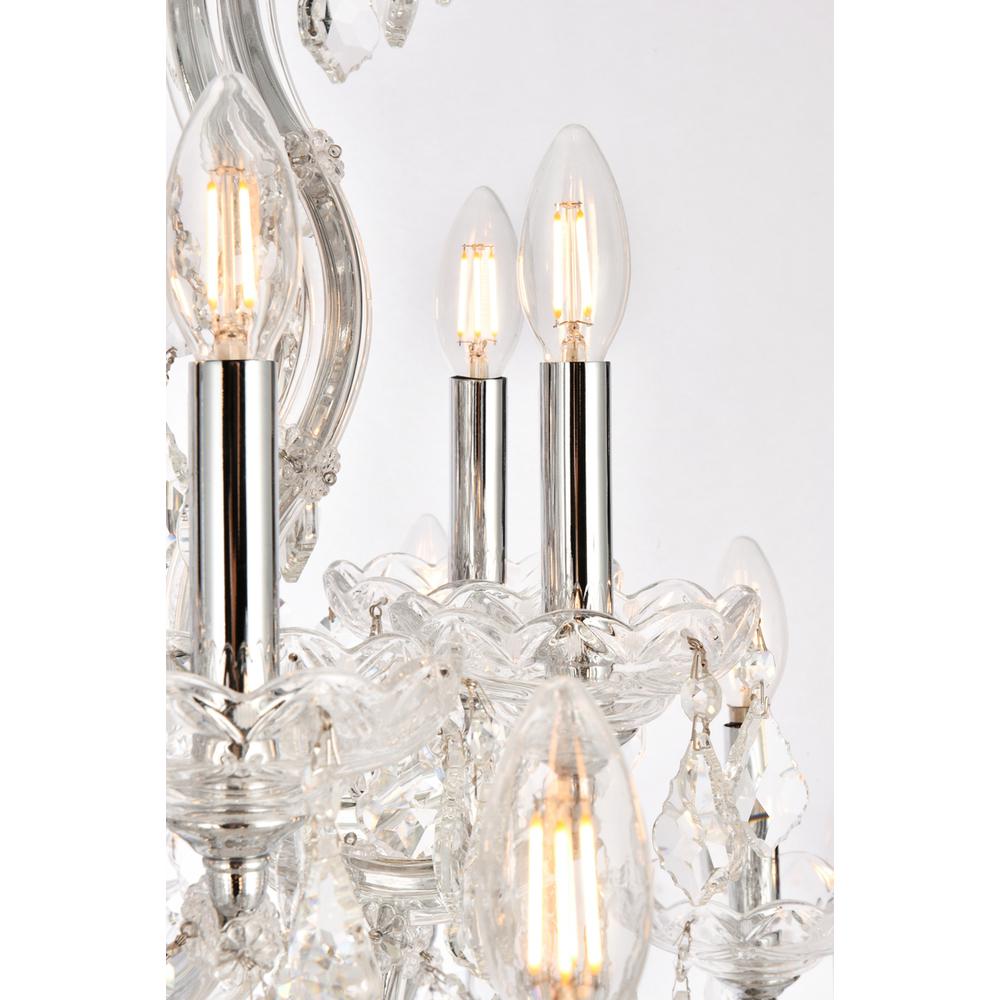 Maria Theresa 37 light Chrome Chandelier Clear Royal Cut Crystal. Picture 4