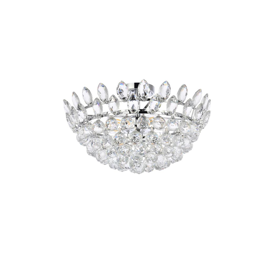 Emilia 20 inch flush mount in chrome. Picture 6