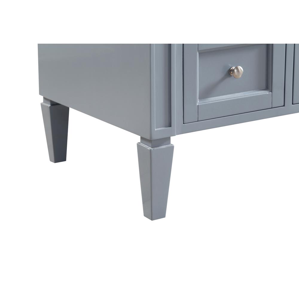 40 In. Single Bathroom Vanity Set In Grey. Picture 6