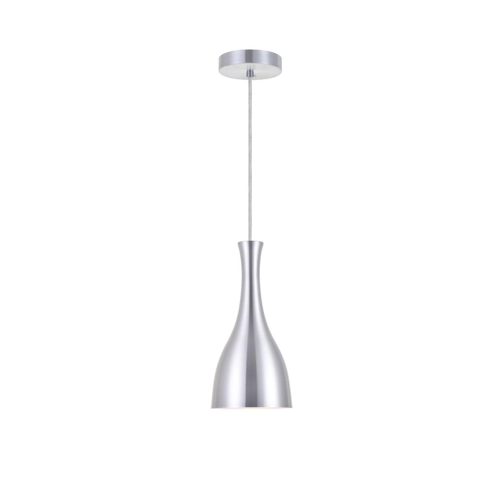 Aiken 1 Light Burnished Nickel Pendant. Picture 1