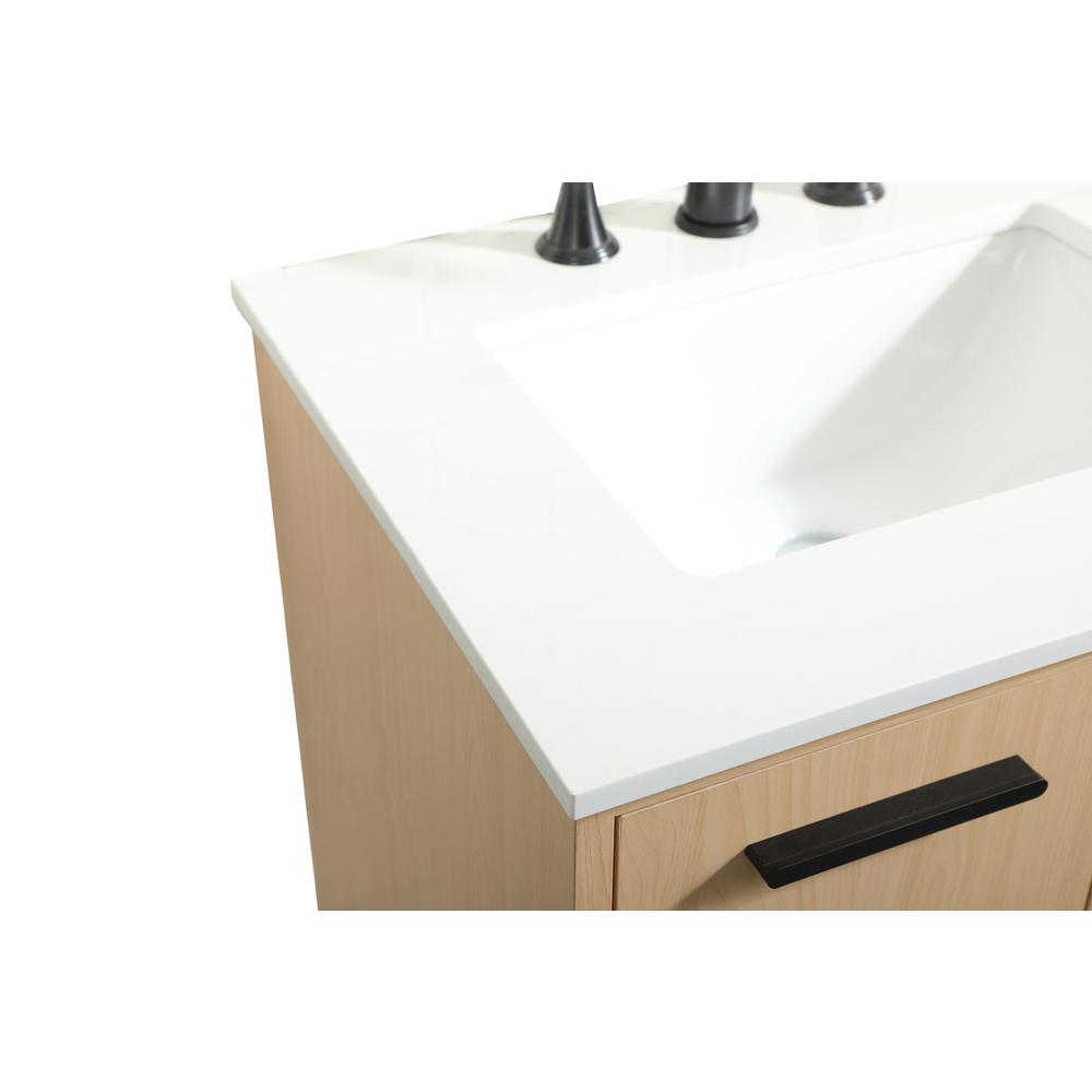 24 inch bathroom vanity in Maple. Picture 11