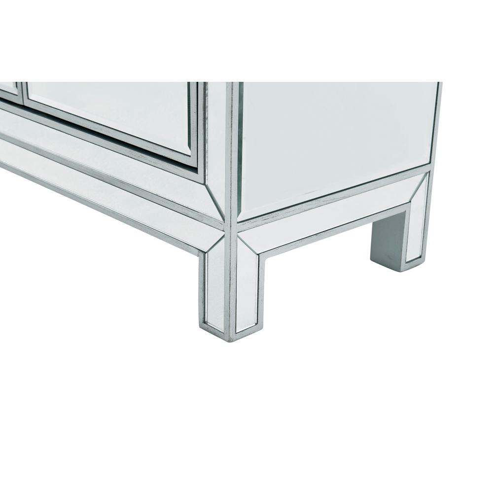 Buffet Cabinet 3 Drawers 4 Doors 56In. W X 13In. D X 36In. H In Antique. Picture 5