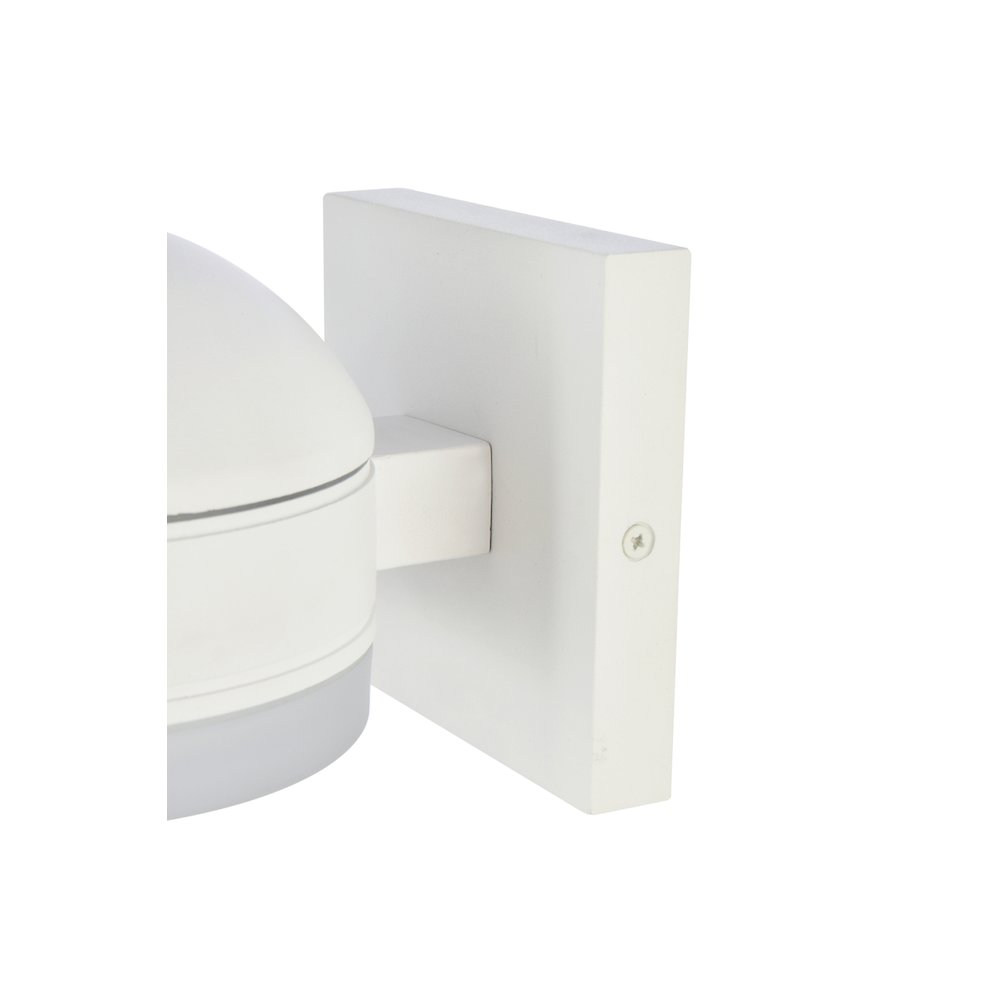 Raine Integrated Led Wall Sconce In White. Picture 5