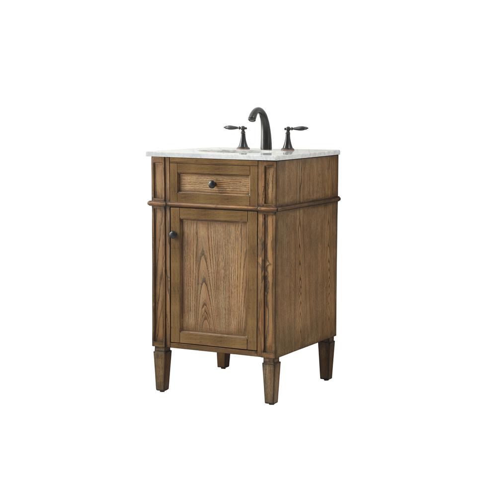 21 inch Single bathroom vanity in driftwood. Picture 7