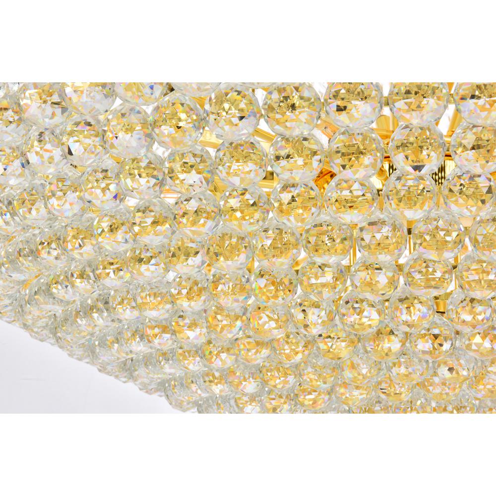 Primo 48 light Gold Chandelier Clear Royal Cut Crystal. Picture 3