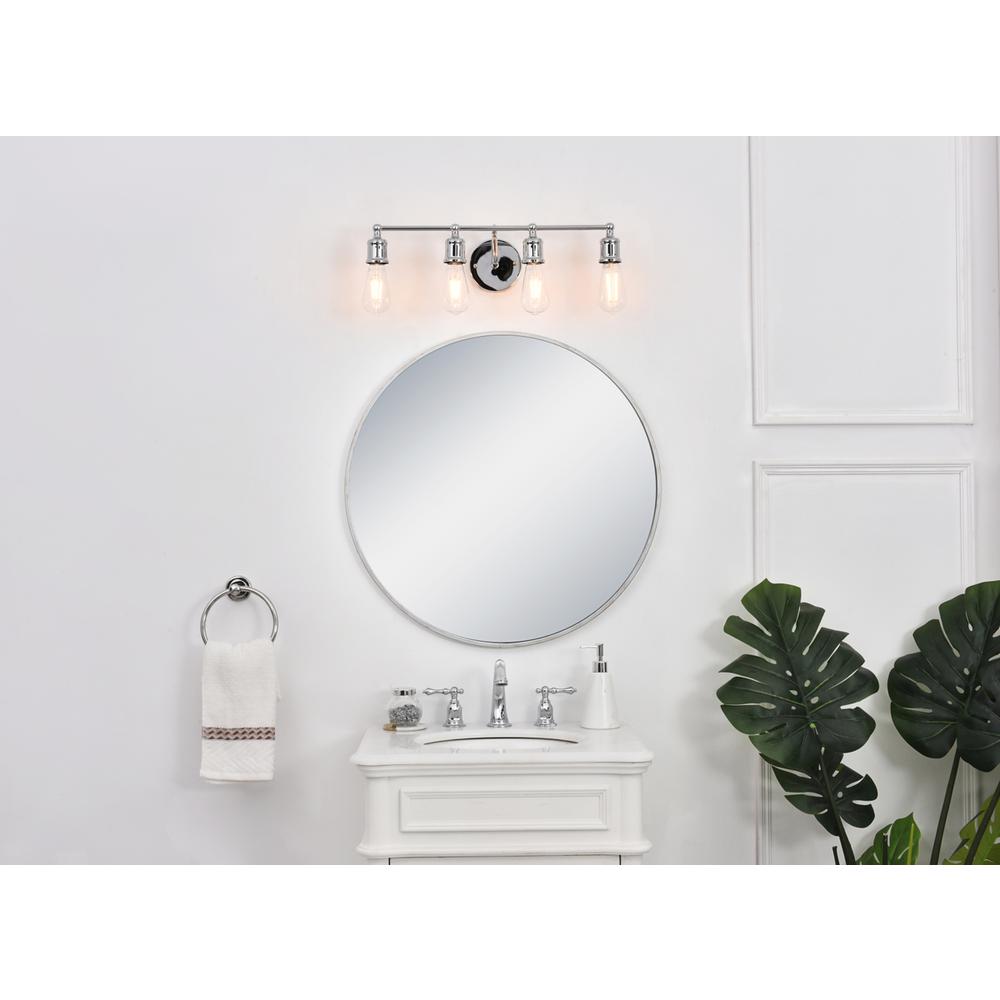 Serif 4 light chrome Wall Sconce. Picture 12