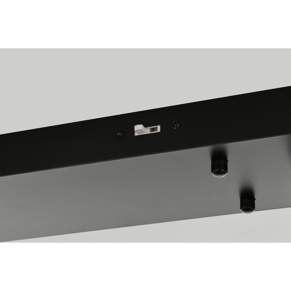 Noemi 42 inch Adjustable LED Pendant in Black. Picture 8