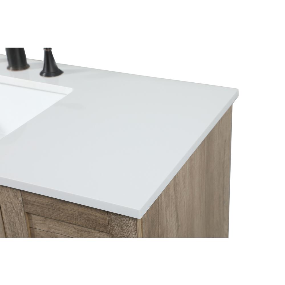 32 inch Single bathroom vanity in natural oak. Picture 11