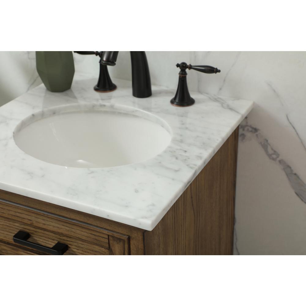19 inch Single bathroom vanity in driftwood. Picture 5