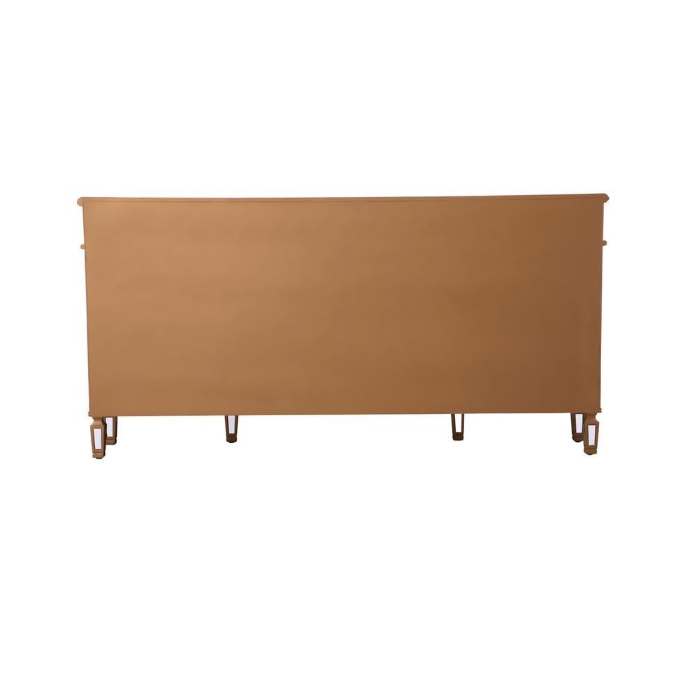 72 inch mirrored credenza in gold. Picture 10