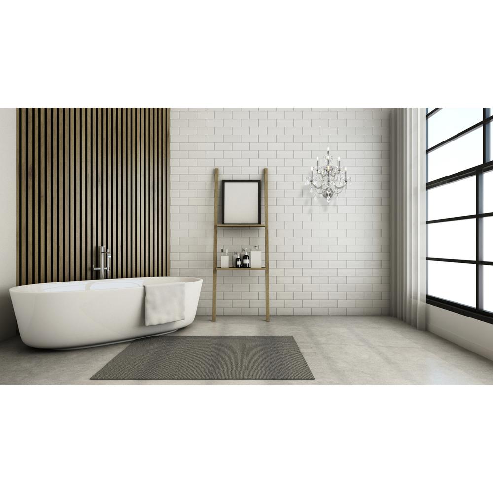 Maria Theresa 7 light Chrome Wall Sconce Golden Teak (Smoky) Royal Cut Crystal. Picture 6