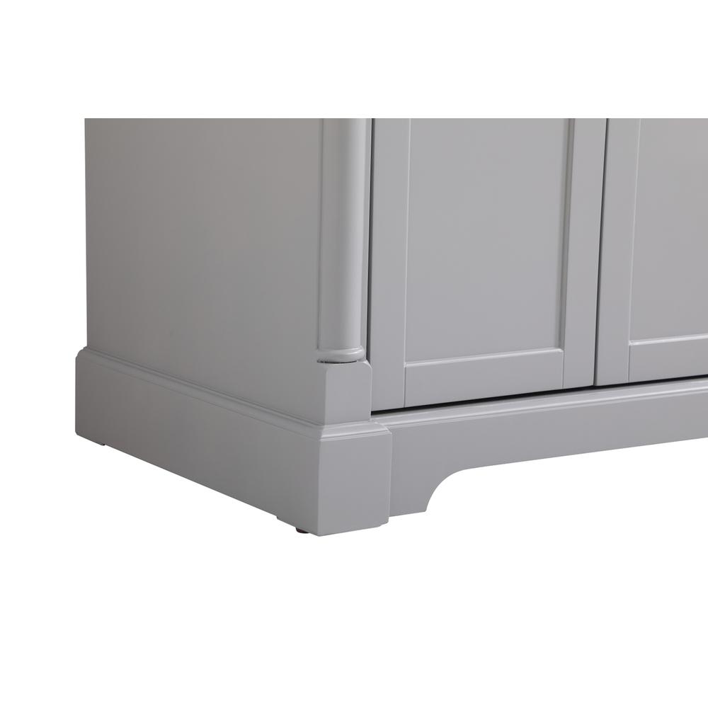 42 inch Single bathroom vanity in  Grey. Picture 13