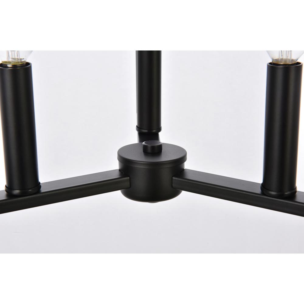 Vino 3 lights pendant in black. Picture 3