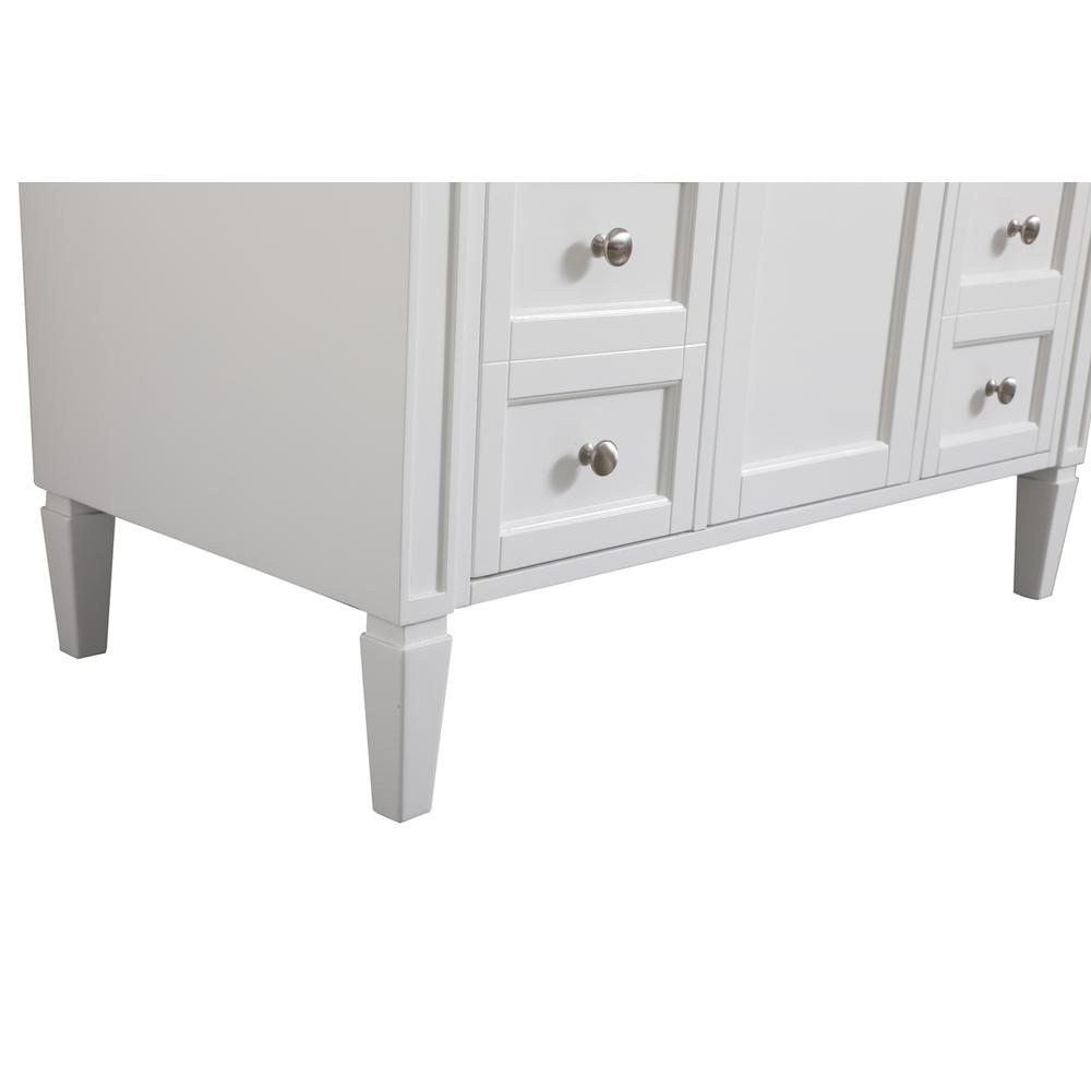 42 inch Single bathroom vanity in white. Picture 10