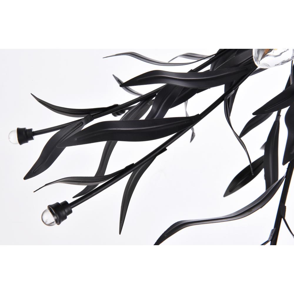 Priscilla 18.5 inch flush mount in black. Picture 5