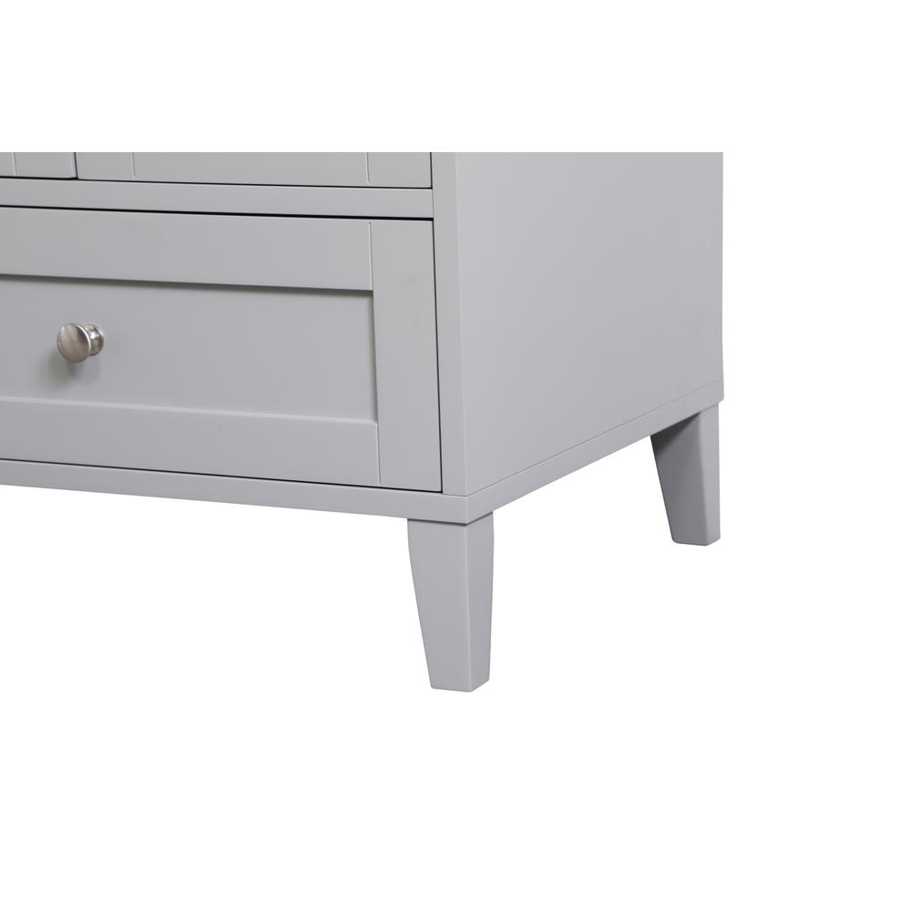 24 inch Single Bathroom Vanity in Grey. Picture 12
