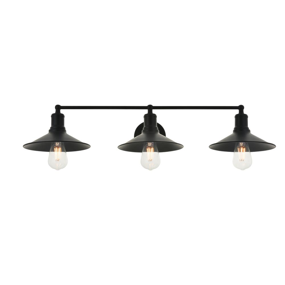 Etude 3 light black Wall Sconce. Picture 3