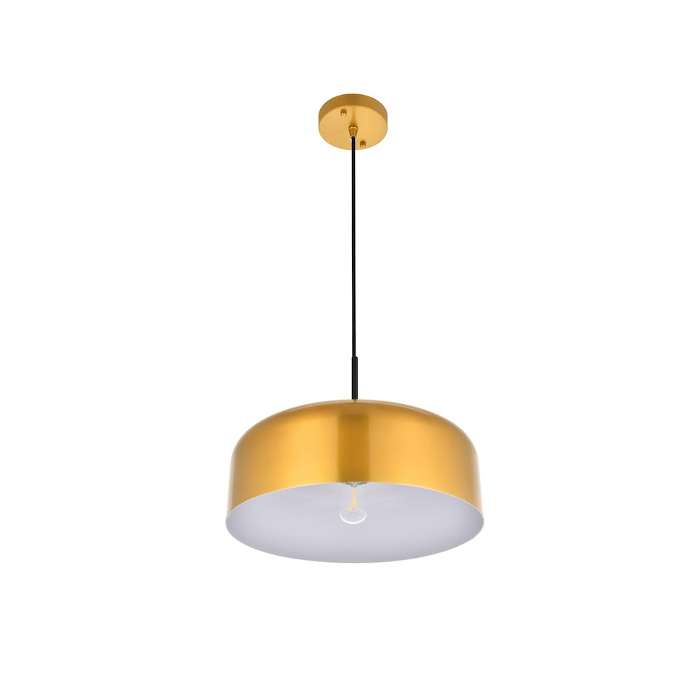 Etude 1 Light Satin Gold Pendant. Picture 8