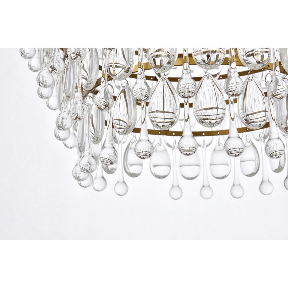 Nordic 5 lights brass pendant. Picture 3
