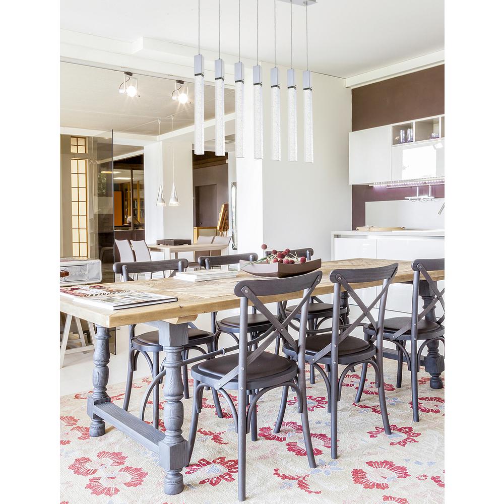 Weston 7 lights pendant in chrome. Picture 8