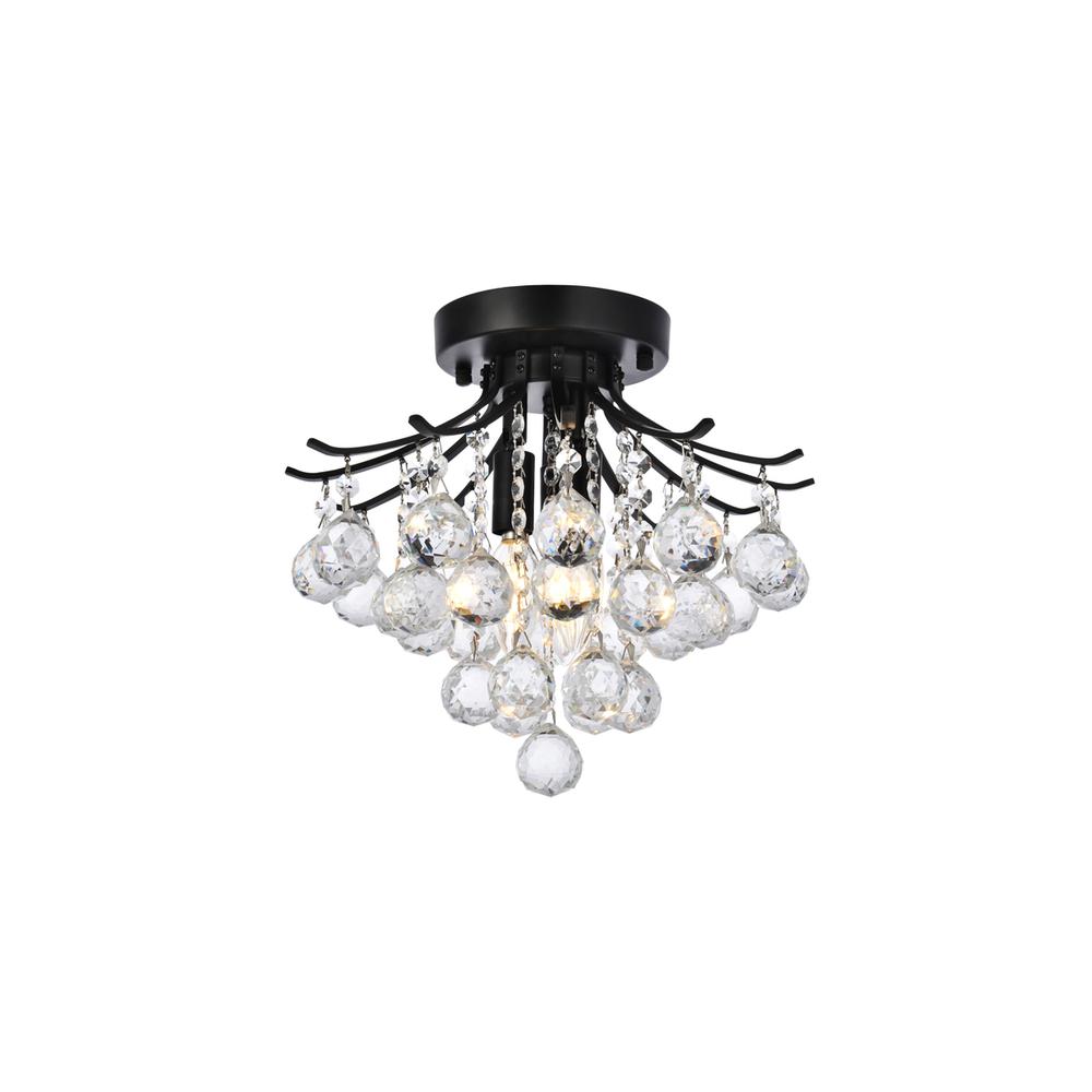 Toureg 12 inch black flush mount. Picture 2