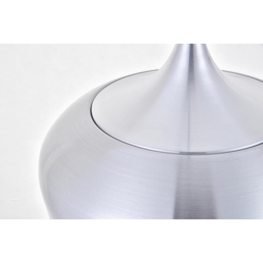 Nora 1 Light Burnished nickel plug-in pendant. Picture 3