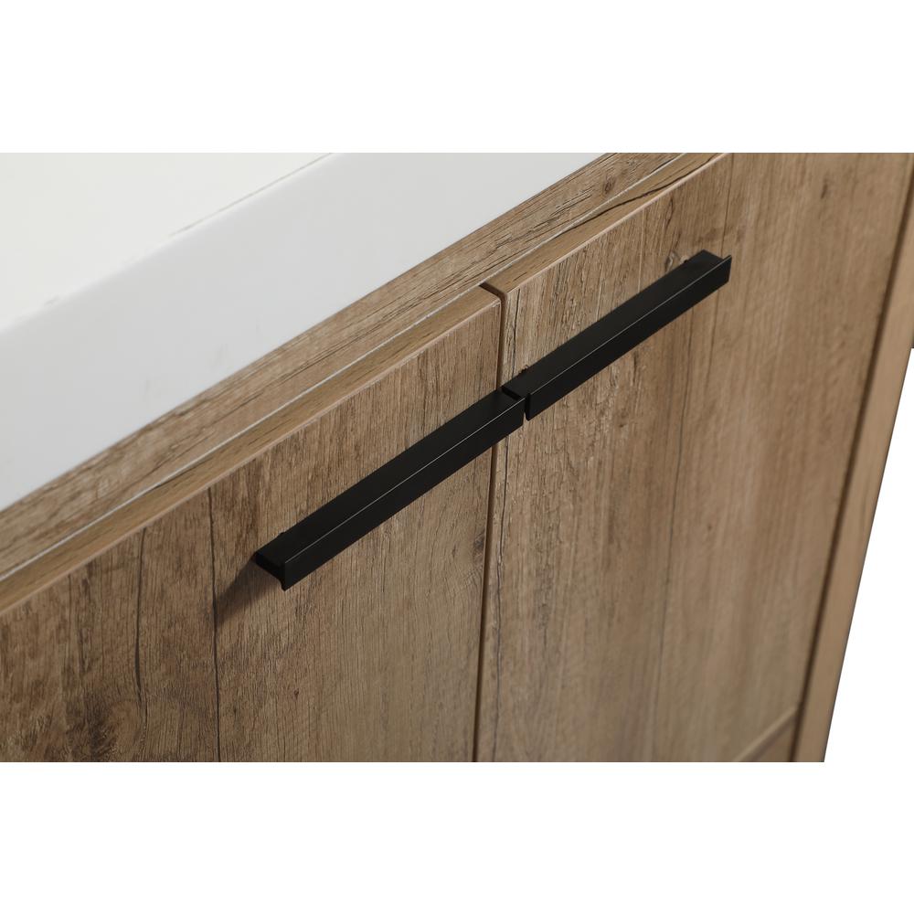 36 inch Single bathroom vanity in natural oak. Picture 12