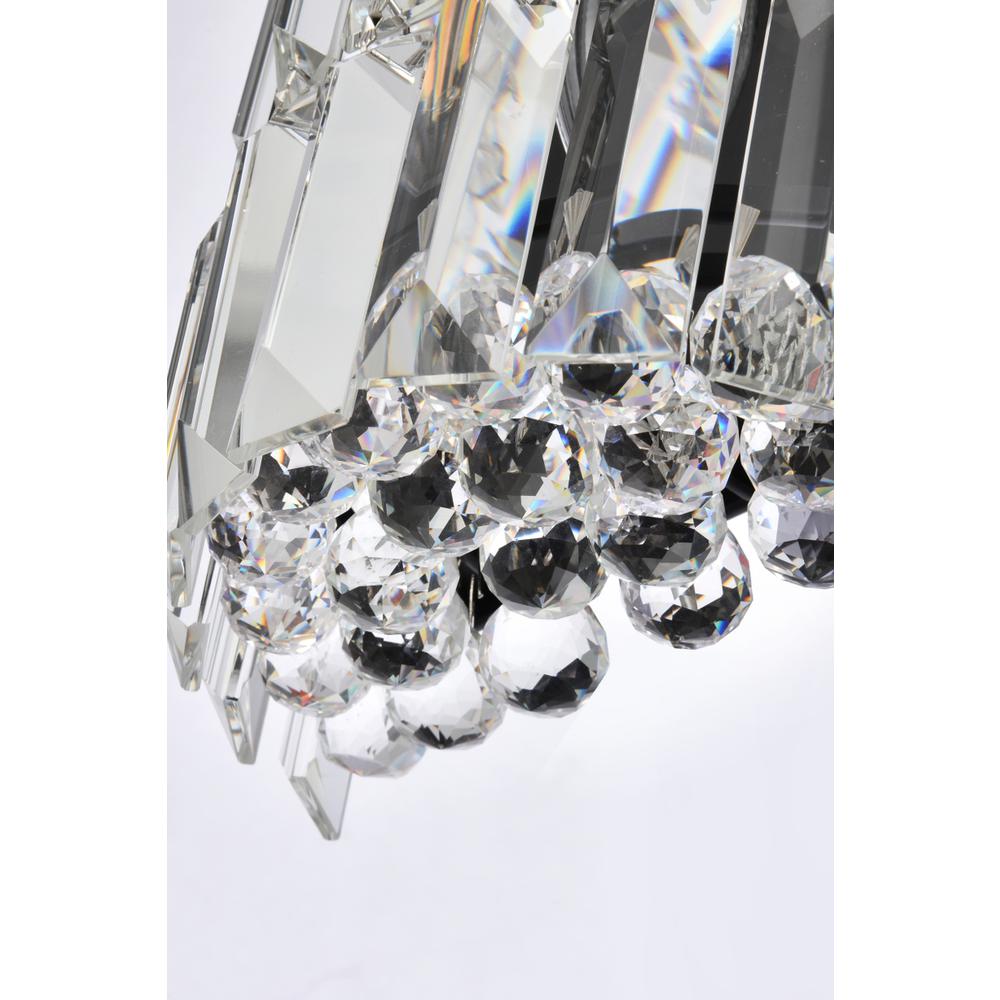 Maxime 8 Inch Black Wall Sconce. Picture 3