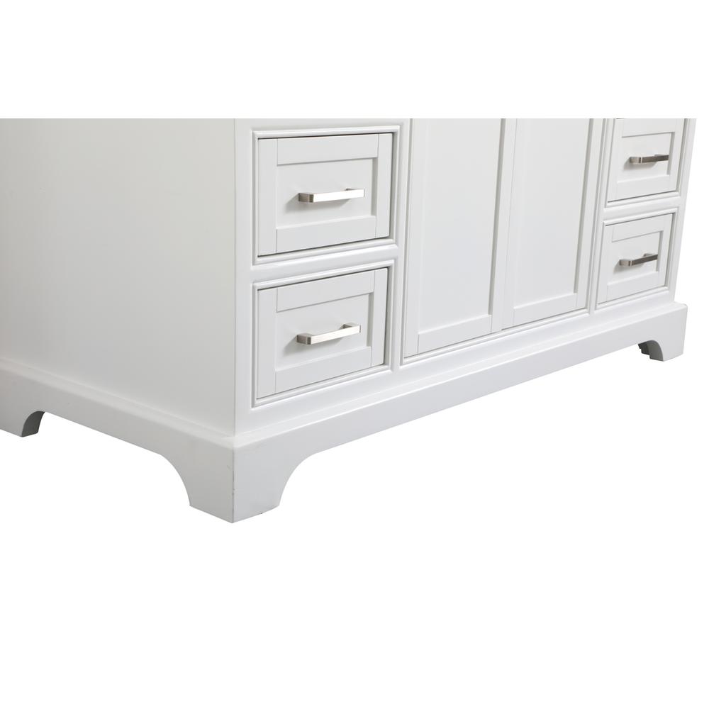 48 In. Single Bathroom Vanity Set In White. Picture 10