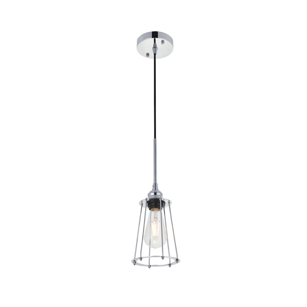 Auspice 1 Light Chrome Pendant. Picture 7