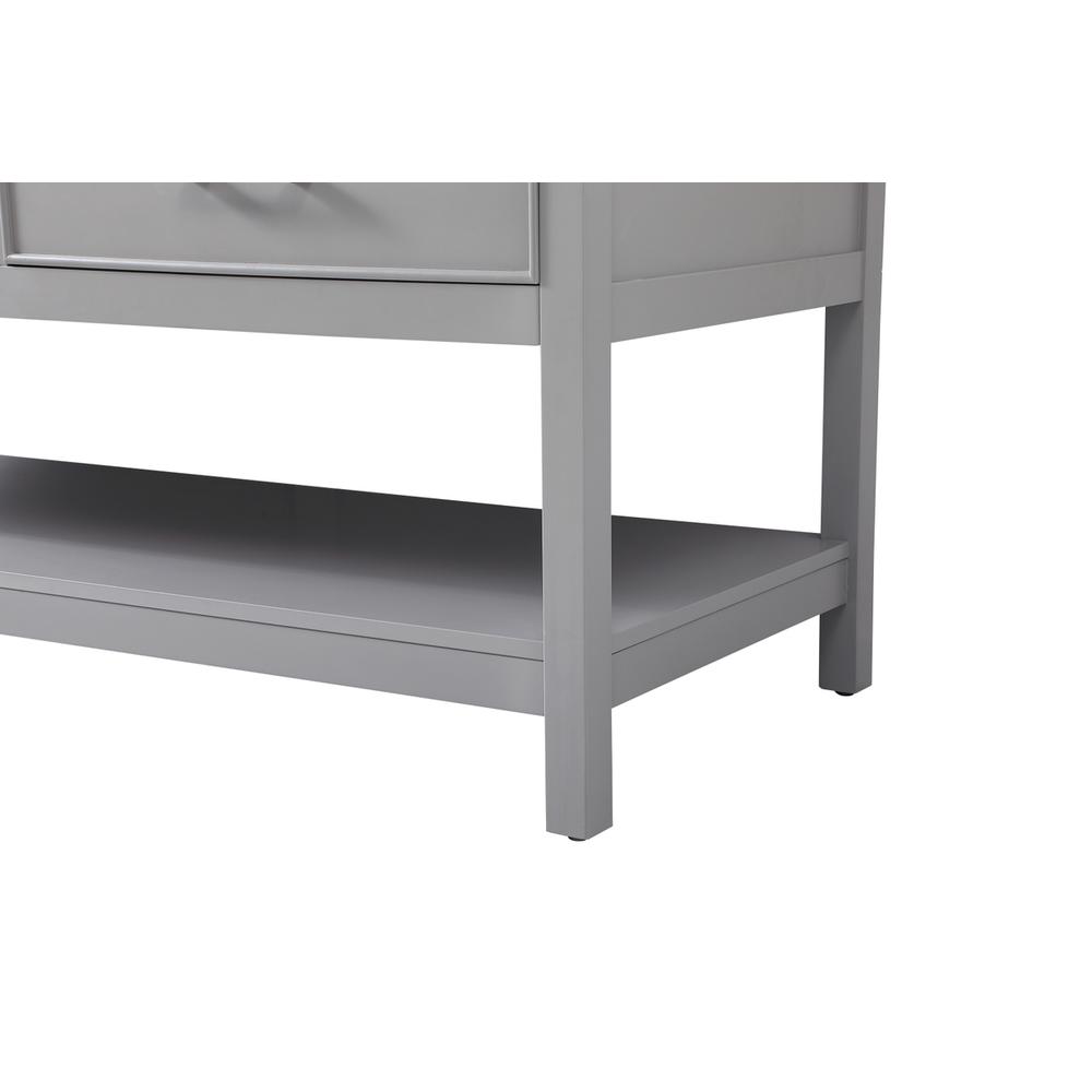 60 inch double bathroom vanity in gray. Picture 12
