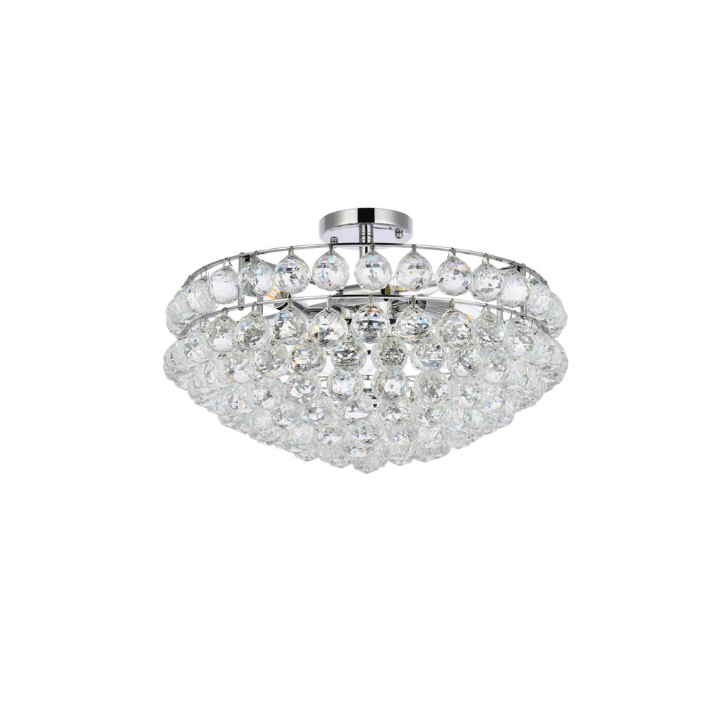 Savannah 20 inch flush mount in chrome. Picture 6