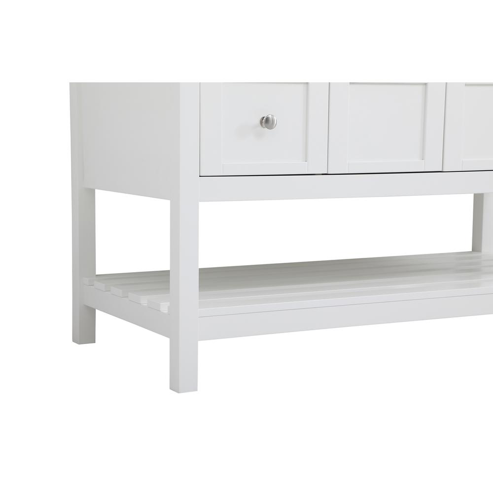 48 inch Single Bathroom Vanity in White. Picture 11