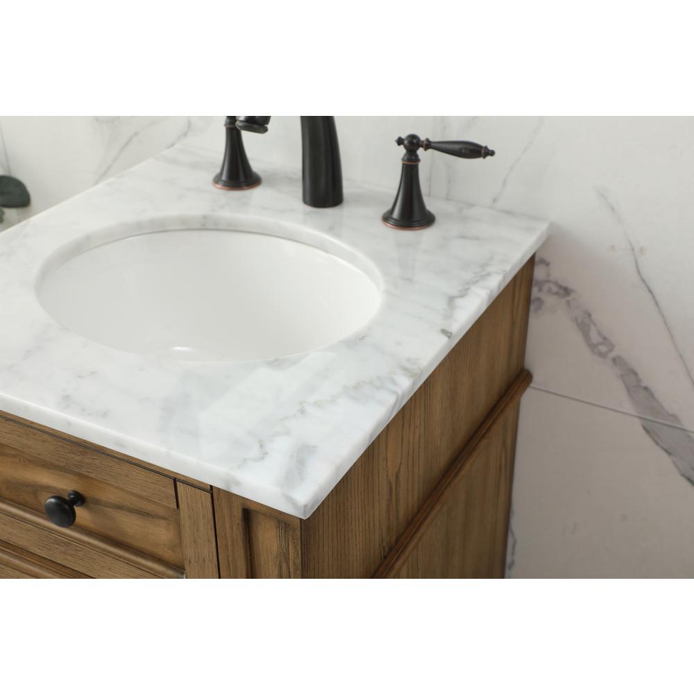 18 inch Single bathroom vanity in driftwood. Picture 5