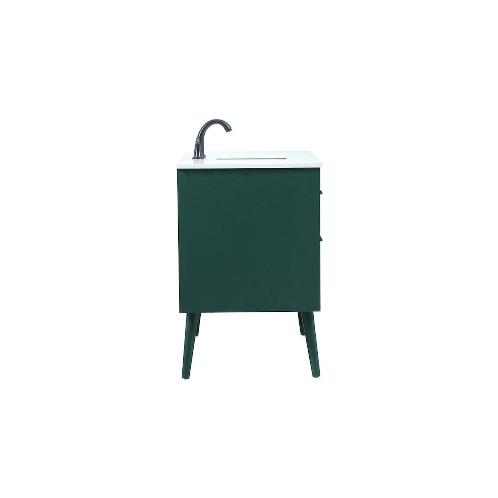 42 Inch Bathroom Vanity In Green. Picture 15