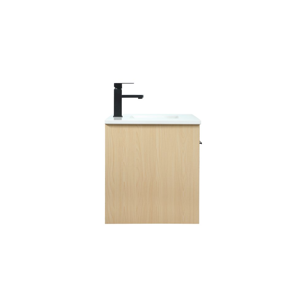 36 Inch Single Bathroom Vanity In Maple. Picture 15