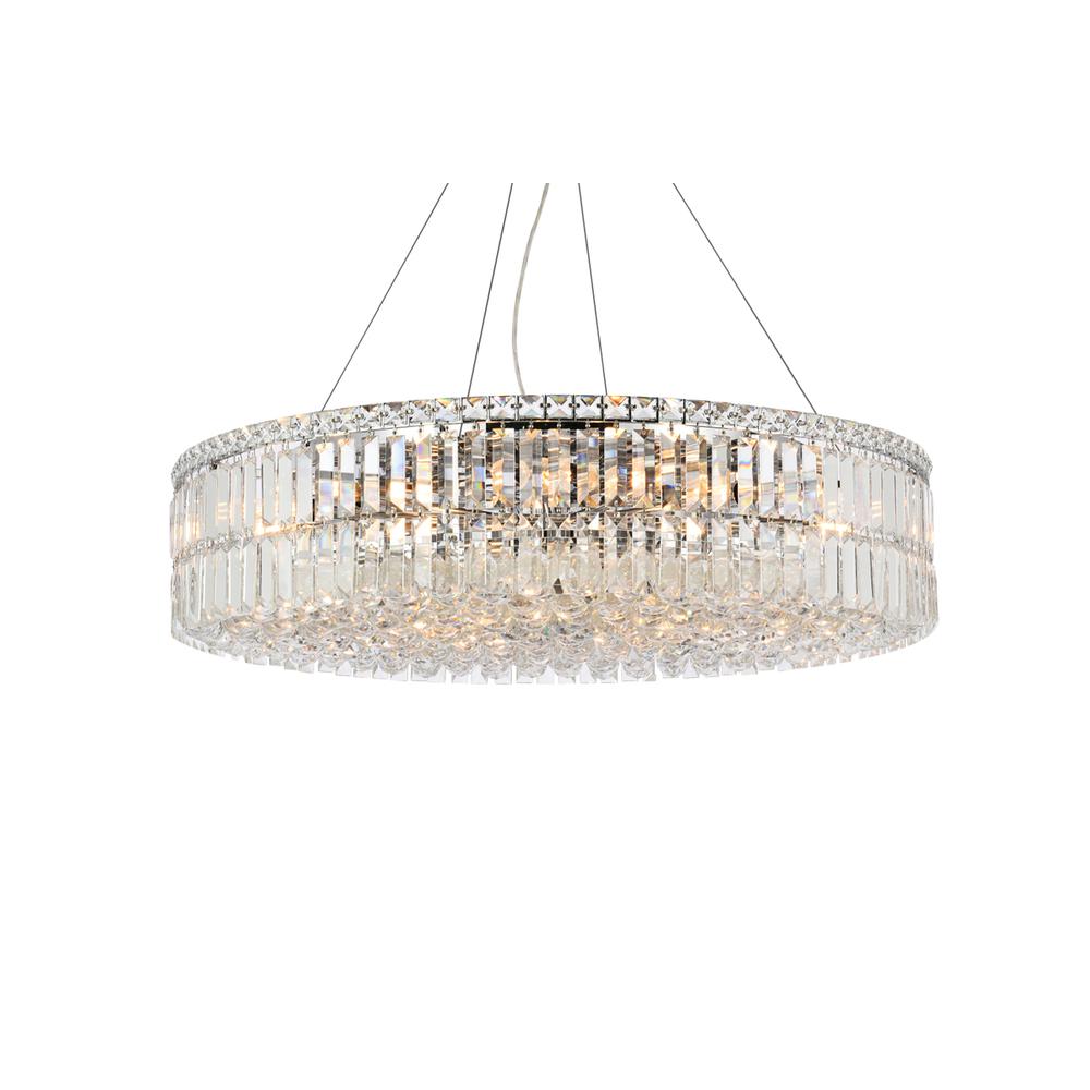 Maxime 18 light Chrome Chandelier Clear Royal Cut Crystal. Picture 2