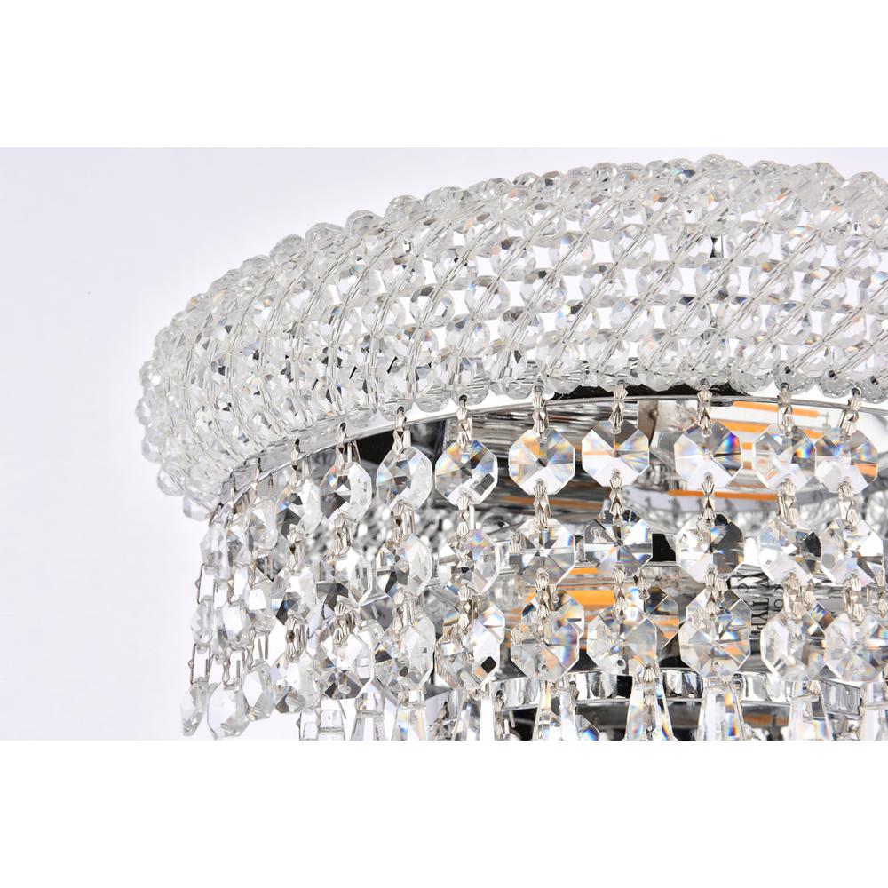 Primo 2 light Chrome Wall Sconce Clear Royal Cut Crystal. Picture 6