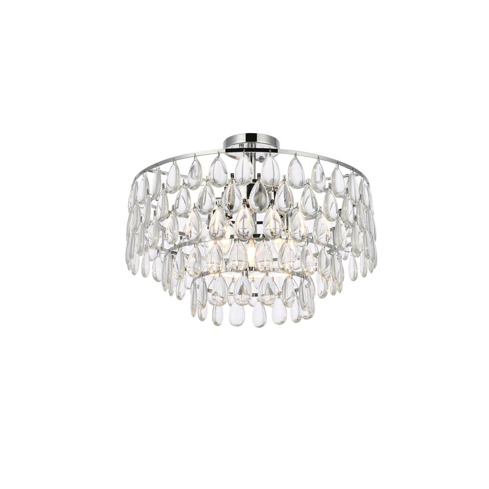 Mila 20 inch flush mount in chrome. Picture 2