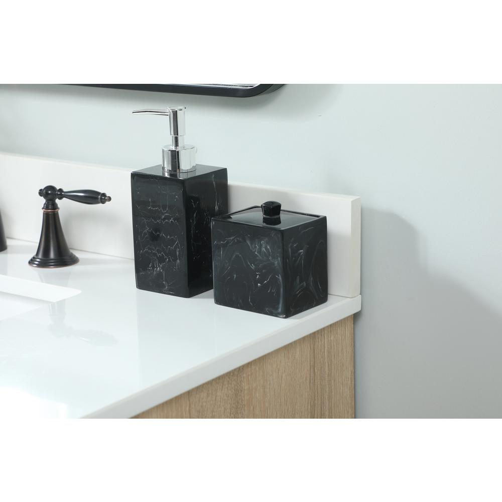 36 inch Single bathroom vanity in mango wood with backsplash. Picture 5