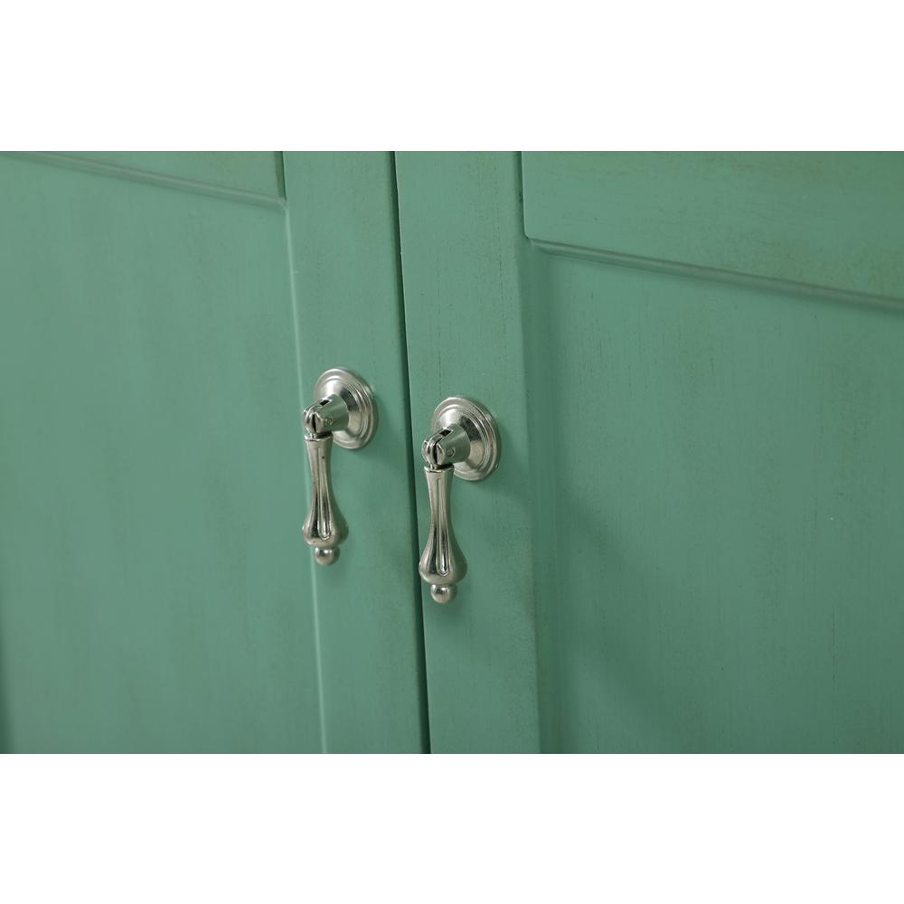 48 inch Single Bathroom vanity in vintage mint. Picture 12