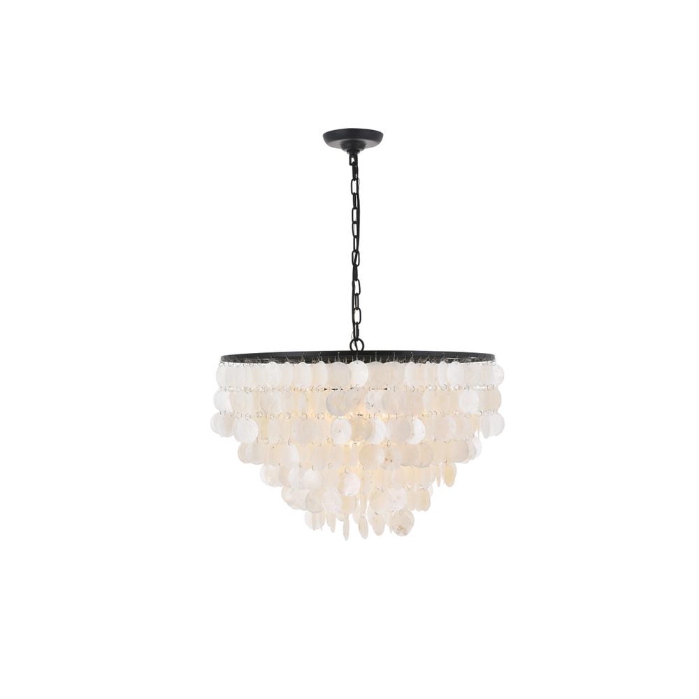 Selene 6 light Black Pendant. Picture 3